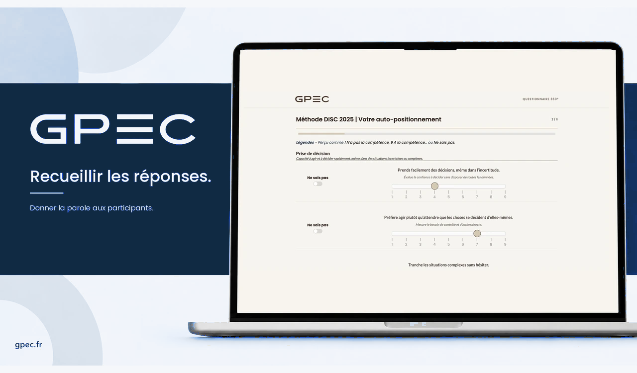 Questionnaire GPEC proposé aux participants